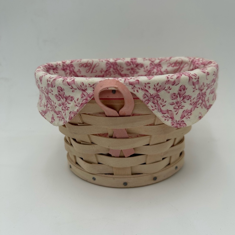 Longaberger Handmade Basket of Hope